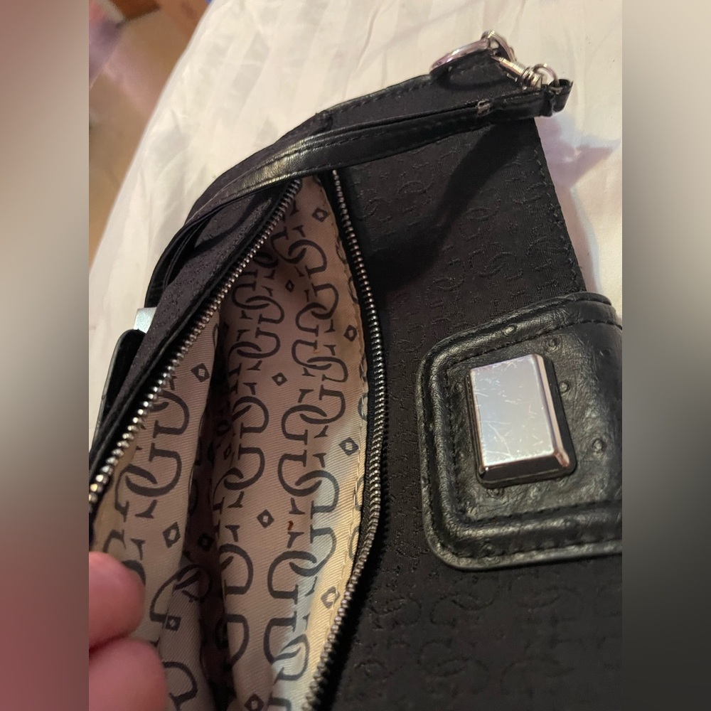 Guess Black Wristlet with Silver Details - Picture 7 of 10